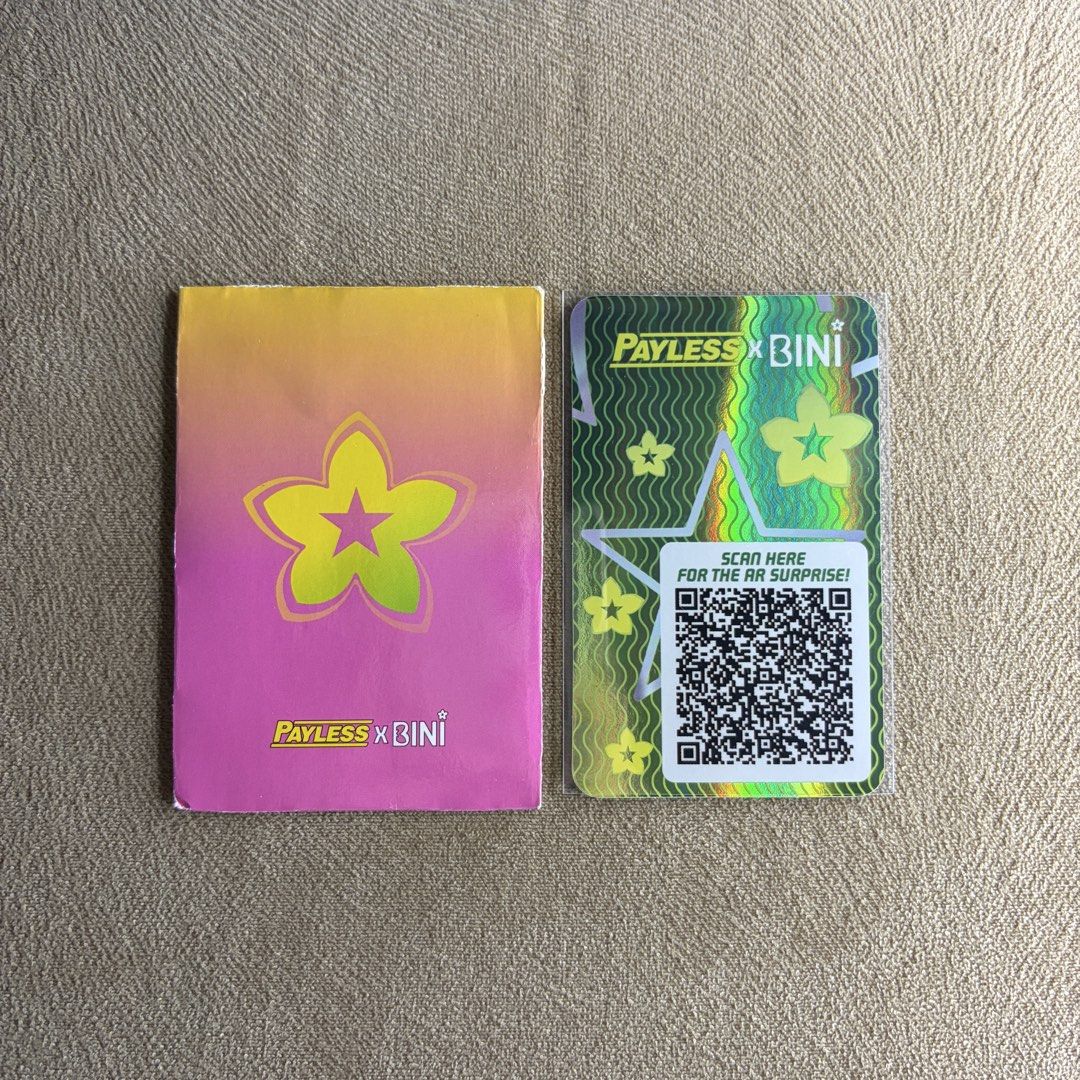 Payless x Bini OT8 Photocard | Payless Bini OT8 (Category: Wallets & Card holders) located in Pasig City. Submitted by itsginnyfig (Listing ID 1458915530, Image 2). Description: FOR SALE| LFB | WTS Bini Official Photocards Payless x Bini OT8 Photocard | Payless Bini OT8 Php 150 Location: Manggahan, Pasig Shipping: via Lalamove, or J&T (buyer’s expense and risk) Payment: Gcash, Maya, BPI, BDO.