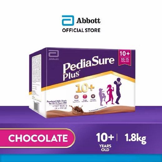 PediaSure Plus 10+ (Vanilla/Choco) - 1800g (Category: Other Baby Bathing & Changing Needs) located in Makati City. Submitted by clarisse_leasing (Listing ID 1458939068, Image 2). Description: Brandnew and Sealed Flavor: Vanilla & Chocolate Exp: 2027 ₱1700 Pesos! Location: Makati City .