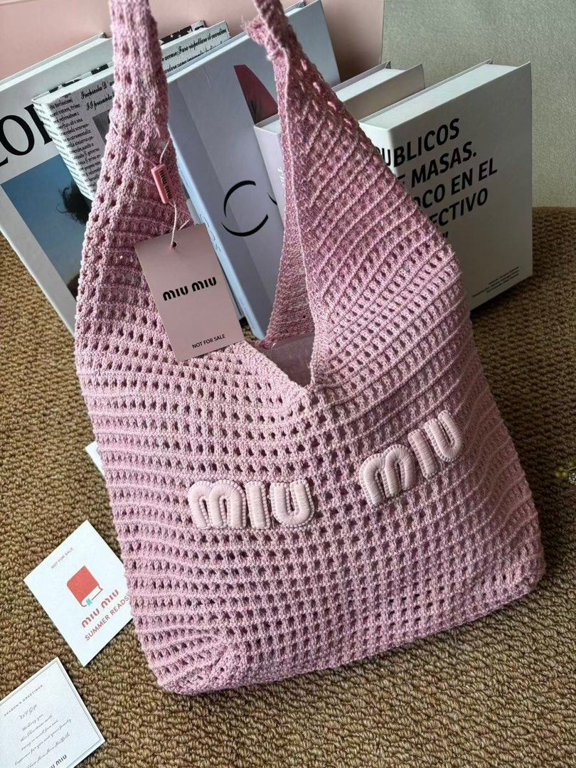 Pink Knitted Bag VIP GIFT | GWP (Category: Beach Bags) located in Bulacan. Submitted by allysalvador11 (Listing ID 1458923778, Image 2). Description: Size：37*28cm ​ Due to manual measurement and different measurement methods, please allow 1-3cm deviation. PREORDER NO RUSH SHIPPING! If in doubt, don’t buy! Pls read before ordering. Actual pic posted All prices are fixed. No haggling Strictly PAYMENT FIRST & Shipping only We can also do lalamove if