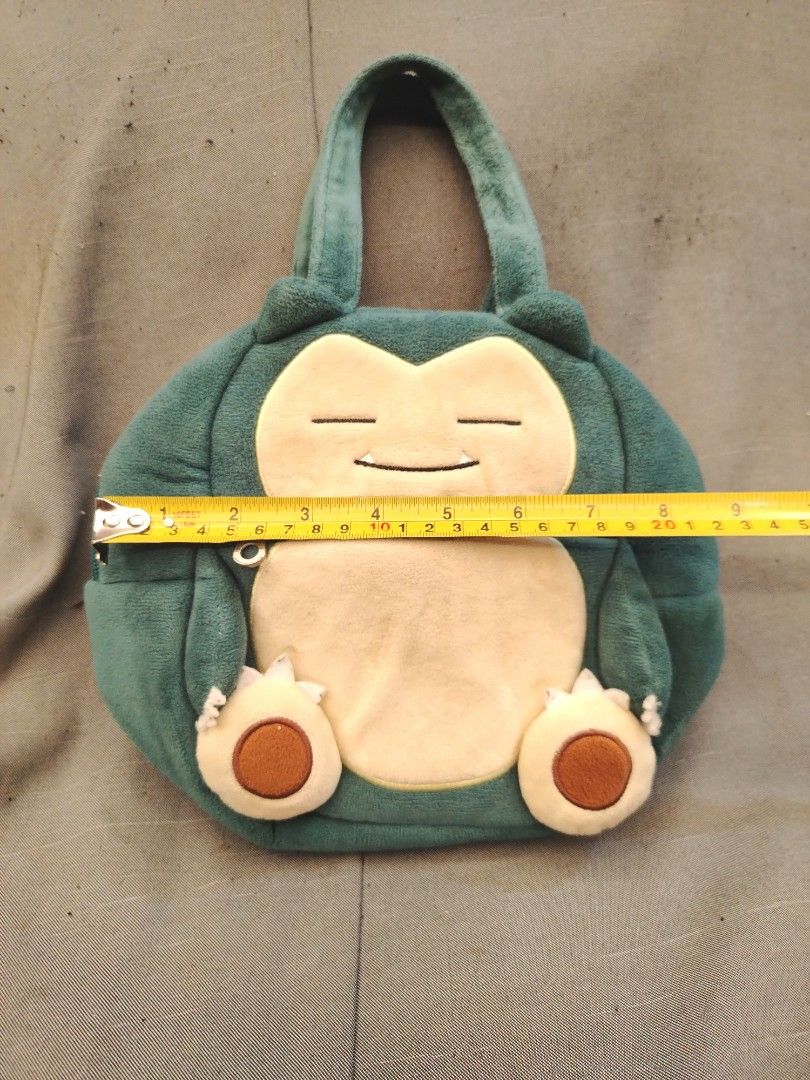 Pokemon Snorlax Plushie Handbag (Category: Tote Bags) located in San Fernando. Submitted by jpmarketplace2023 (Listing ID 1458960423, Image 3). Description: 💚 All items are authentic from Japan. 💛 MOP: GCash (❌️ GCash Protect) 🩵 MOD: LBC only (❌️ S. Checkout, COD, COP) 💙 Meet-up: Vista Mall, San Fernando, Pampanga 💜 All items are on-hand. 🧡 First to pay gets the item first. ❤️ Breakable items are packed with care and caution. Seller will no
