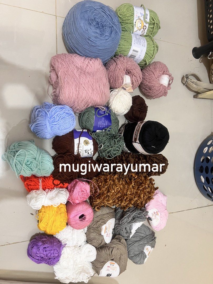 PRELOVED YARN (Category: Craft Supplies & Tools) located in Manila. Submitted by goldensam.04c428 (Listing ID 1458946912, Image 1). Description: TAKE ALL YARN WHAT YOU SEE IS WHAT YOU GET, badly need funds.