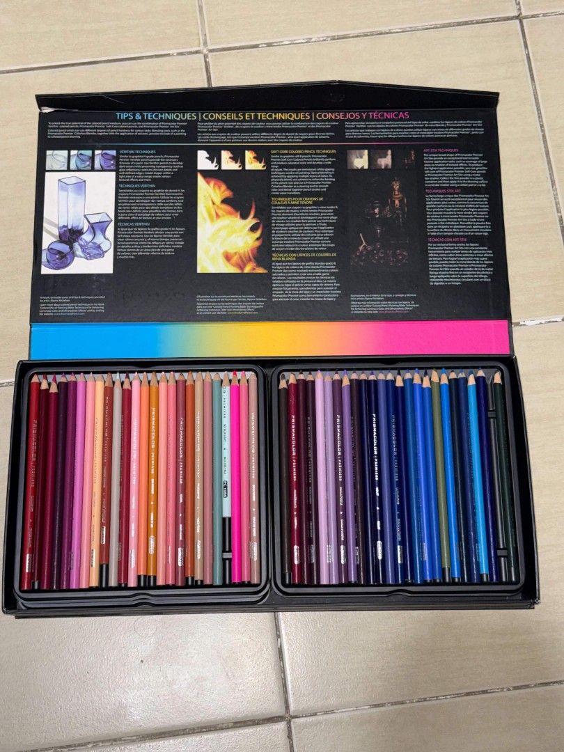 Prismacolor Color Premier 150 pcs (Category: Craft Supplies & Tools) located in Manila. Submitted by freewolf_e700f9 (Listing ID 1458930067, Image 2). Description: For Sale: Prismacolor Priemier 150 Reason for Selling: - Not using it anymore (only used in 2 drawing plates) - Decluttering Art Materials Condition: - Good as New - Only few pieces are used & not all are sharpened - 4 missing pencils Price: 4,500 (Negotiable upon Agreement of Price) O