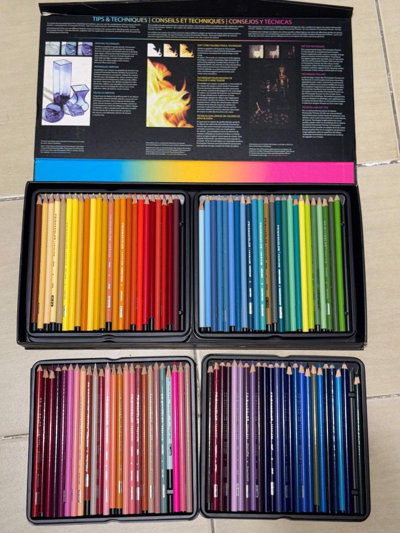 Prismacolor Color Premier 150 pcs (Category: Craft Supplies & Tools) located in Manila. Submitted by freewolf_e700f9 (Listing ID 1458930067, Image 3). Description: For Sale: Prismacolor Priemier 150 Reason for Selling: - Not using it anymore (only used in 2 drawing plates) - Decluttering Art Materials Condition: - Good as New - Only few pieces are used & not all are sharpened - 4 missing pencils Price: 4,500 (Negotiable upon Agreement of Price) O