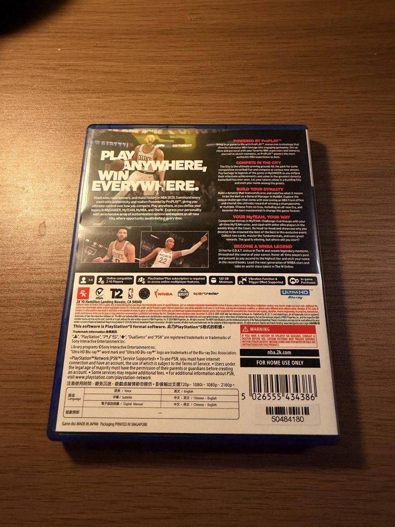 PS5 Game: NBA 2k25 (Category: PlayStation) located in Santa Rosa. Submitted by jkhernandez327 (Listing ID 1458994754, Image 2). Description: 📍Sta Rosa laguna RFS: Husband upgraded to PS5 Pro.