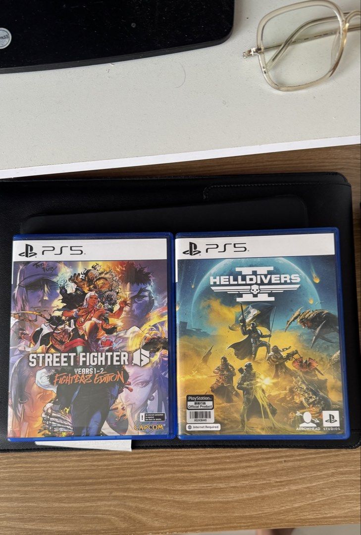 PS5 Street Fighter V: Champion Edition & Helldivers Games (Category: PlayStation) located in Manila. Submitted by vaulte_mnl (Listing ID 1458905698, Image 1). Description: For sale SF6 ( used codes)and HellDivers 2 ₱1500 each ₱2800 if take both RFS: Di na need may pc na Meetup - Gil Puyat Manila Shipping pwede.