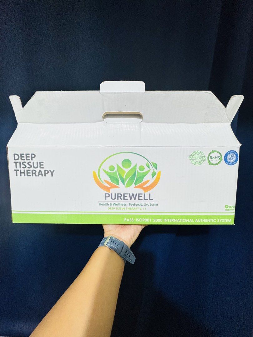 Purewell Deep Tissue Therapy Massager (Category: Massage Devices) located in Mandaluyong City. Submitted by Cathy14 (Listing ID 1459084241, Image 1). Description: ✨ FOR SALE: Handheld Electric Body Massager ✨ Say goodbye to daily stress and stubborn muscle tension! Up for grabs is a sleek, high-performance handheld massager that delivers targeted deep-tissue relief right at home. Product Highlights: 🌟 Condition: Like New / Excellent working cond
