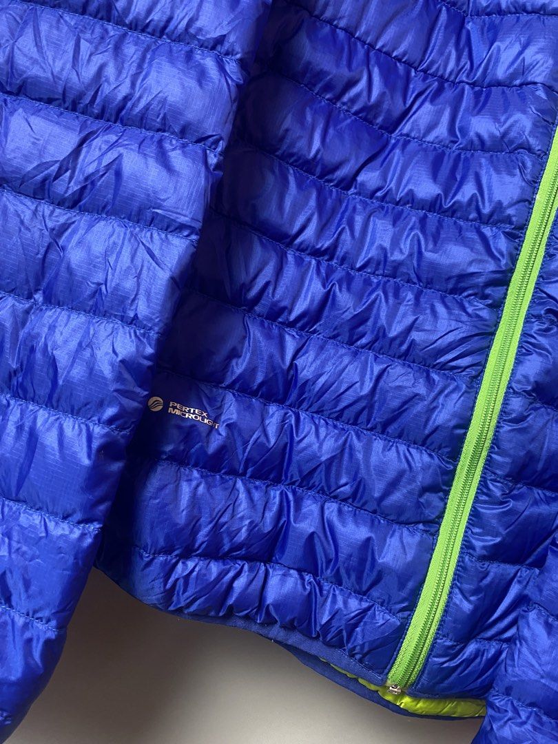 Rab Microlight Puffer Jacket (Category: Coats, Jackets and Outerwear) located in Quezon City. Submitted by loloyz123 (Listing ID 1458929085, Image 3). Description: Rab Microlight Puffer Jacket Condition: Very good Color rate: 10/10 Color: Blue Size: Xlarge L: 28 W: 24 inches.