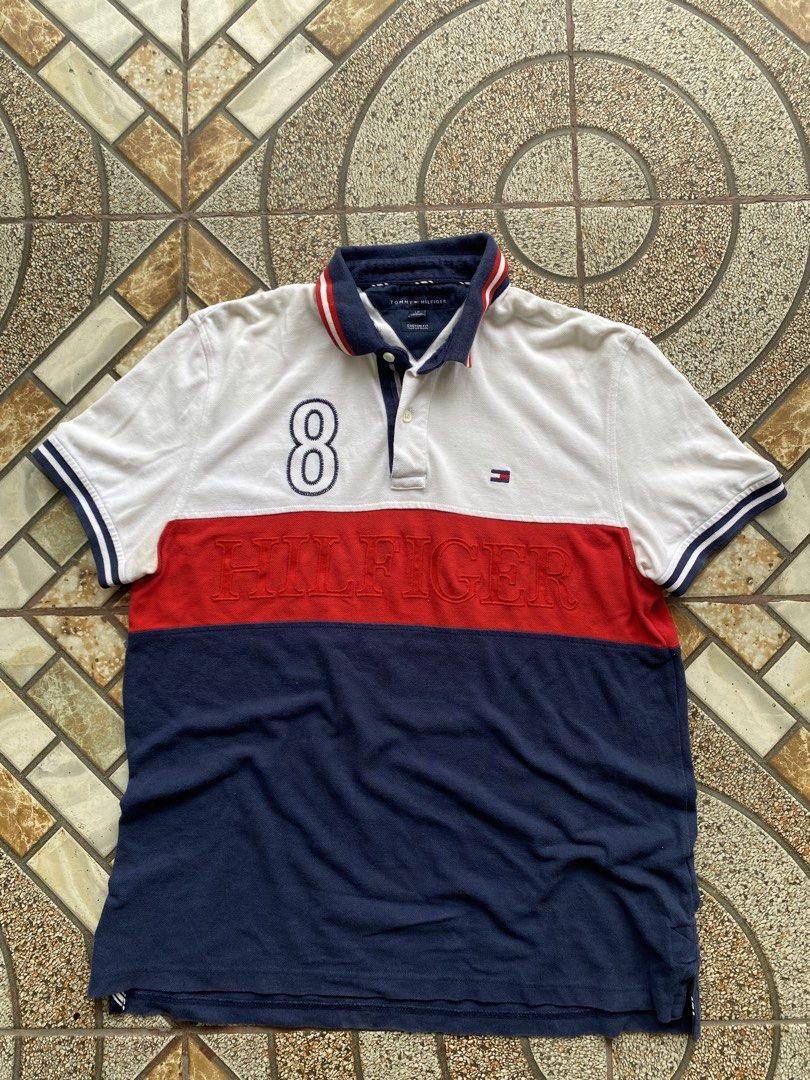 Tommy Hilfiger (Category: Tshirts & Polo Shirts ) located in Manila. Submitted by mansthrift (Listing ID 1459064603, Image 1). Description: Color Rate - 10/10 Condition - 10/10 Dimes: Large L - 29 W - 21 • manage your expectation • color may due to lightning DM IF YOURE INTERESTED .