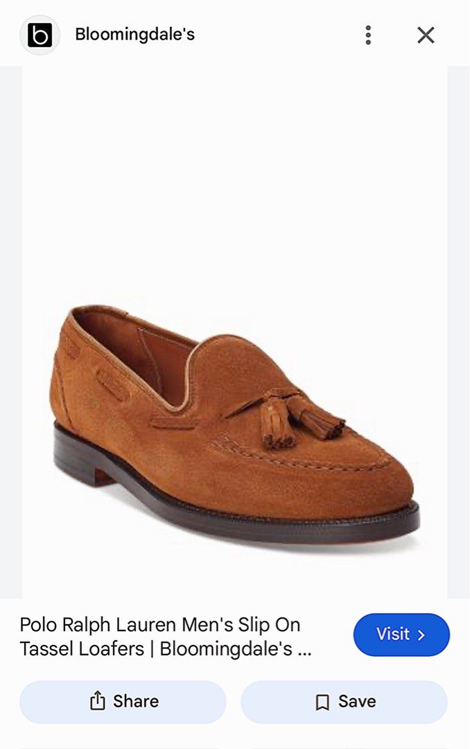 Ralph Lauren Tassel Loafers Alternative (Category: Dress Shoes) located in Butuan. Submitted by jacobfrost (Listing ID 1459016041, Image 2). Description: - 1,800 🏷️ 8.5 us mens 26.5 cm Ralph Lauren Tassel Loafers Alternative Good as brand new condition Gcash mode of payment✅ J&T Expreds courier✅ Direct message for more details.