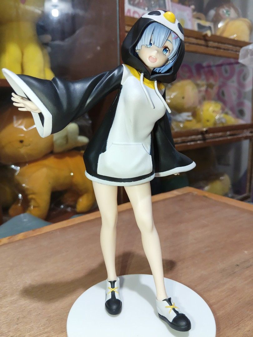 Re:Zero Rem Figure (Category: Figurines & Statues) located in San Marcelino. Submitted by cmplushies (Listing ID 1459036818, Image 1). Description: w/ minor dents (shown in the photo) still in good condition as is (no box).