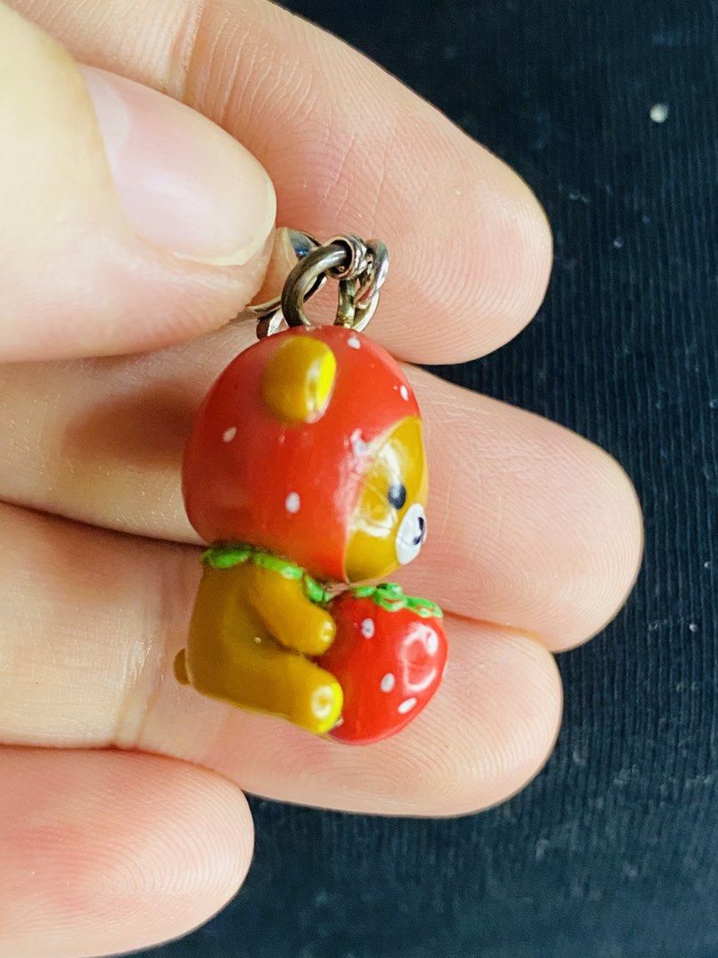 Rilakkuma strawberry charm (Category: Charms) located in Manila. Submitted by kawaii_omocha_est2020 (Listing ID 1458959155, Image 3). Description: ✅Mine now/ Pay now ✅ Please scan all photos for more details. ✅ Manage your expectation. Most of items are preloved. ✅ Actual color may vary due to lighting conditions. ✅ Gcash Pyment ✅ Mode of Delivery Via Flash Express 🚫No Low Balling/ Low Ballers will be ignored. 🚫No Reservation. 🚫Joy Miner and R