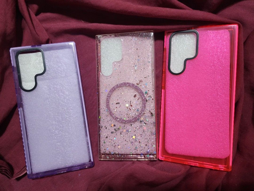 S22 Ultra Cases (Category: Cases & Sleeves) located in Quezon City. Submitted by dolcegioia (Listing ID 1459052318, Image 1). Description: -Sold in bundle -The middle is brand new and the rest are slightly used..