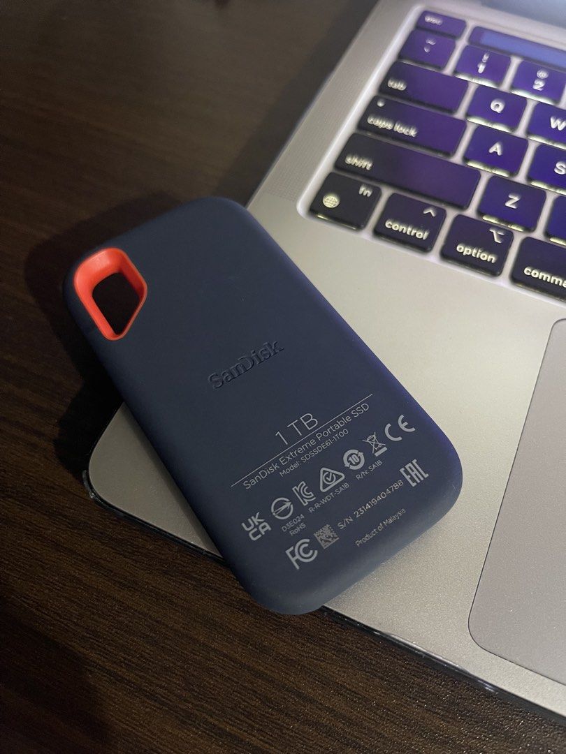 Sandisk Extreme SSD 1TB (No cable included) (Category: Hard Disks & Thumbdrives) located in Mandaluyong City. Submitted by itscj88 (Listing ID 1458944776, Image 2). Description: Used just for storage only, very minimal usage..