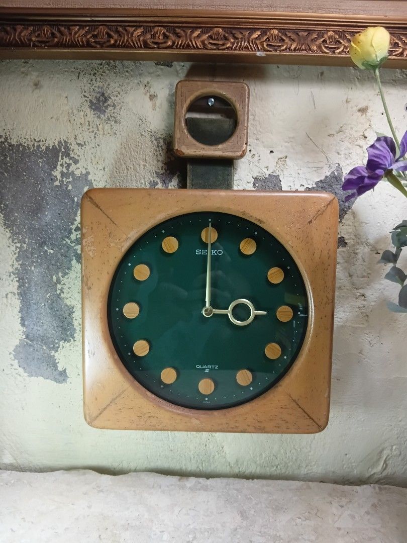 Seikosha Wall Clock (Category: Clocks) located in Marikina City. Submitted by brandodracu (Listing ID 1458948713, Image 2). Description: good condition made in japan.