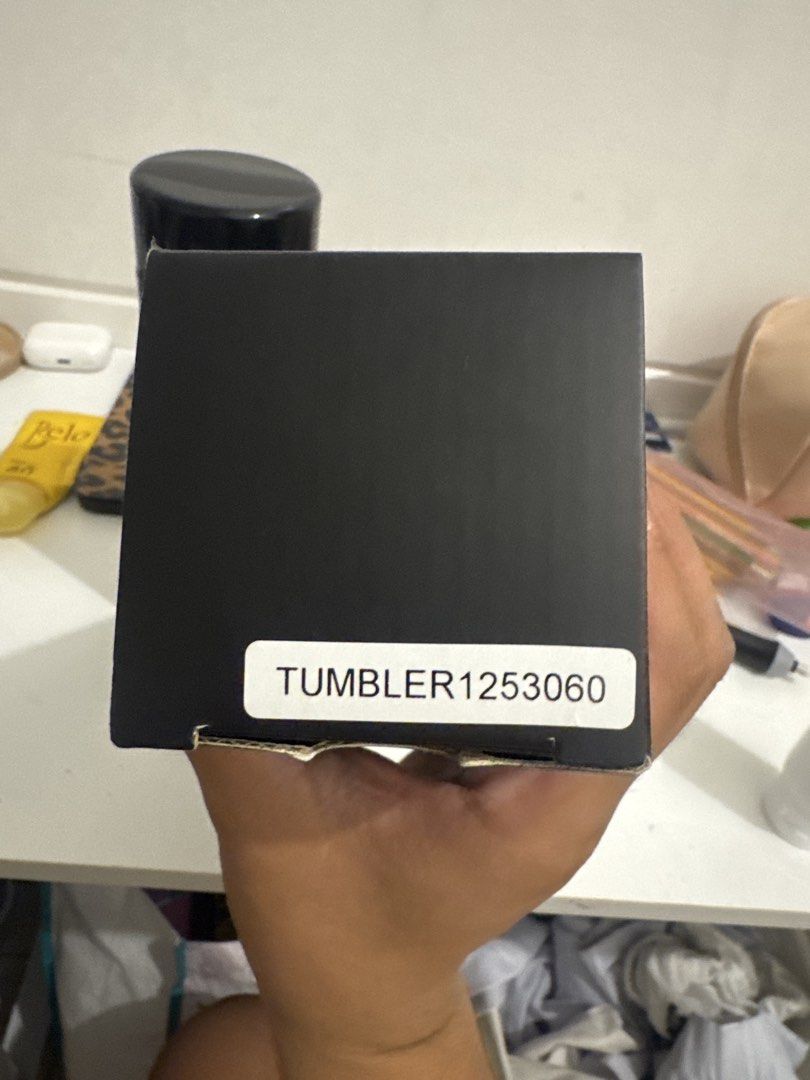 Starbucks Black Tumbler 444ml (Category: Water Bottles & Tumblers) located in Meycauayan. Submitted by russ_007 (Listing ID 1459019406, Image 3). Description: - Authentic Starbucks tumbler in sleek black - Includes original packaging - Capacity: 15 fl oz (444 ml) - Material: Made in China - Care Instructions: Hand wash only, not microwave safe - Ideal for your daily coffee, tea, or other beverages.