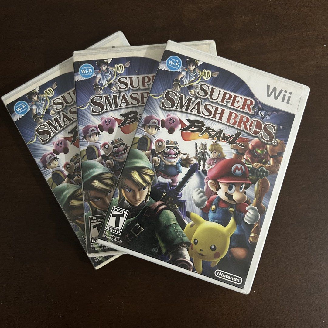 Super Smash Brawl Wii (Category: Nintendo) located in Quezon City. Submitted by argamenest (Listing ID 1459063987, Image 1). Description: Super smash brawl 799 each only tested n working english version (USA) 📍 Fairview QC.