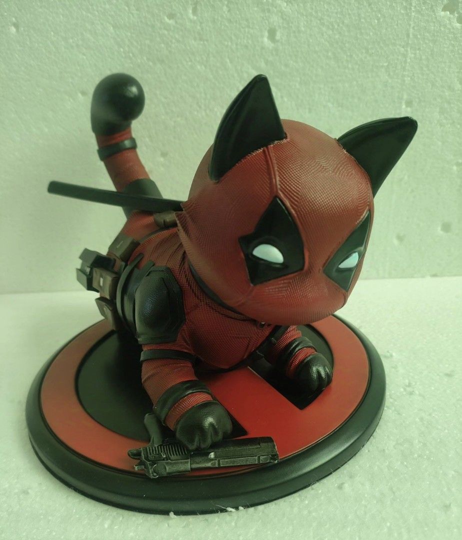 SuperHero Series Deadpool Kitty limited availability (Category: Figurines & Statues) located in Makati City. Submitted by nowayidc (Listing ID 1458982233, Image 1). Description: -Clearly second hand for pre order only what you see is what you get. - Perfect for Deadpool fans and collectors .
