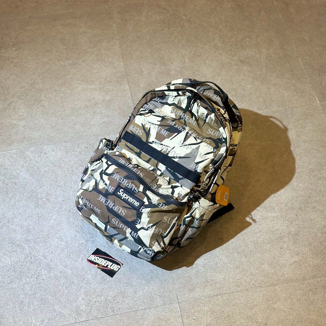 Supreme FW26 Backpack Camo (Category: Backpacks) located in Quezon City. Submitted by inside_plug (Listing ID 1458930924, Image 2). Description: For Sale Supreme FW26 Backpack Camo Brandnew Dm us to purchase.