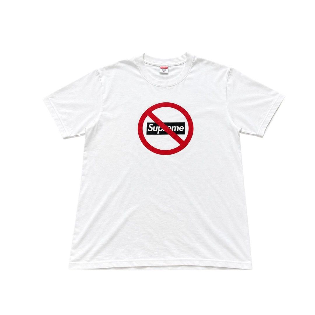 Supreme mid logo white shirt (Category: Tshirts & Polo Shirts ) located in Naga. Submitted by just_thrift2.0 (Listing ID 1458988635, Image 1). Description: Size large dimes 20x26 condition: Excellent color rate 9.5/10 no issue need wash lang complete tags.