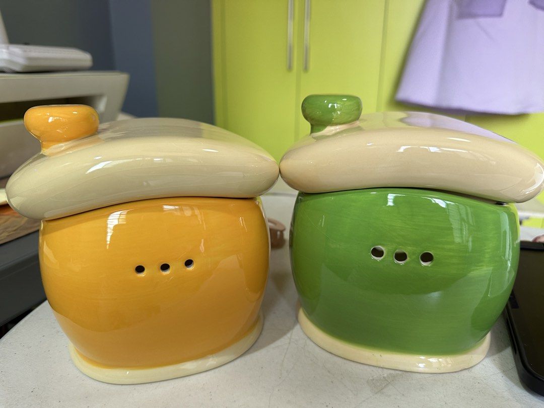 Tafit Ceramic Hamster House Hideout (Yellow & Green) (Category: Homes & Other Pet Accessories) located in Caloocan City. Submitted by ashleyscorner (Listing ID 1458928936, Image 2). Description: entrance-6cm size- 17cnx13cmx16cm .