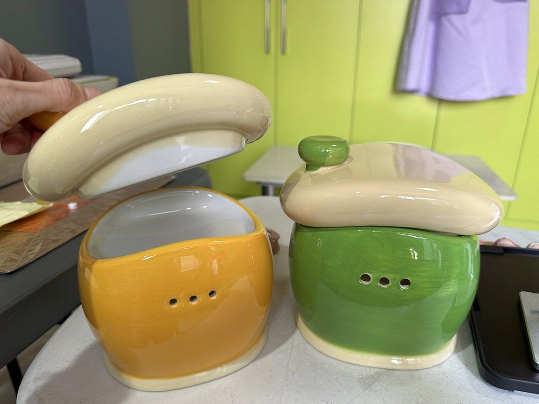 Tafit Ceramic Hamster House Hideout (Yellow & Green) (Category: Homes & Other Pet Accessories) located in Caloocan City. Submitted by ashleyscorner (Listing ID 1458928936, Image 3). Description: entrance-6cm size- 17cnx13cmx16cm .