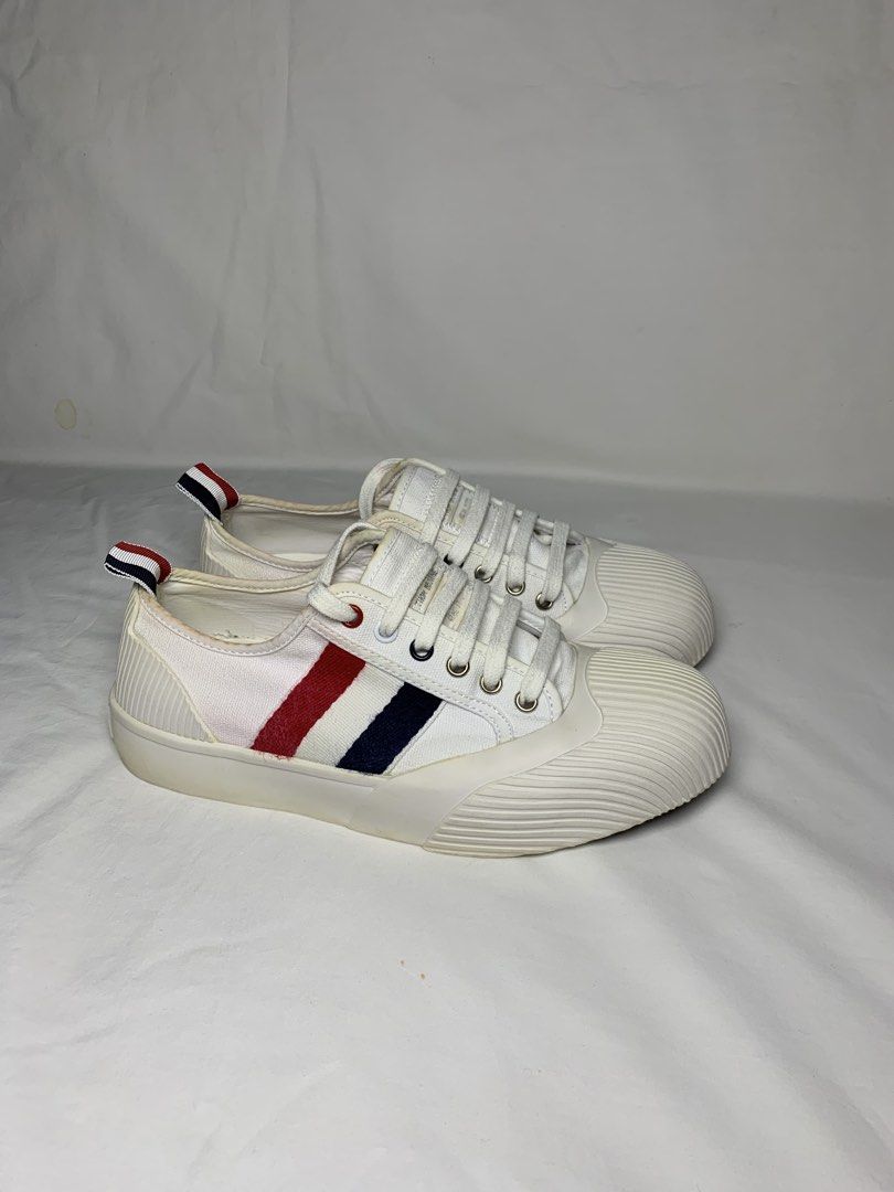 Thom Browne. Shoes (Category: Luxury Apparel) located in Manila. Submitted by macadr1p (Listing ID 1459035275, Image 1). Description: THOM BROWNE. Shoes Size: 37 on tag Best fit: 37/38 (unisex) Made in Spain Condition: Like New Color rate: 9.8/10 No issues ✔ Premium fabric for all-day comfort ✔ Clean and versatile style ✔ Classic and modern color options ✔ Suitable for office, casual, and semi-formal wear 𝐒𝐭𝐞𝐩 𝐢𝐧𝐭𝐨 𝐭𝐡𝐞 𝐰𝐨𝐫𝐥𝐝 𝐨𝐟 