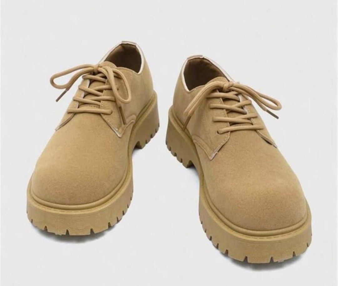 TIMBS DUPE KHAKI DERBY BOOTS (Category: Boots) located in Quezon City. Submitted by queentasha (Listing ID 1459029956, Image 2). Description: 800 SF not included rfs have 2 extra pairs used once only.