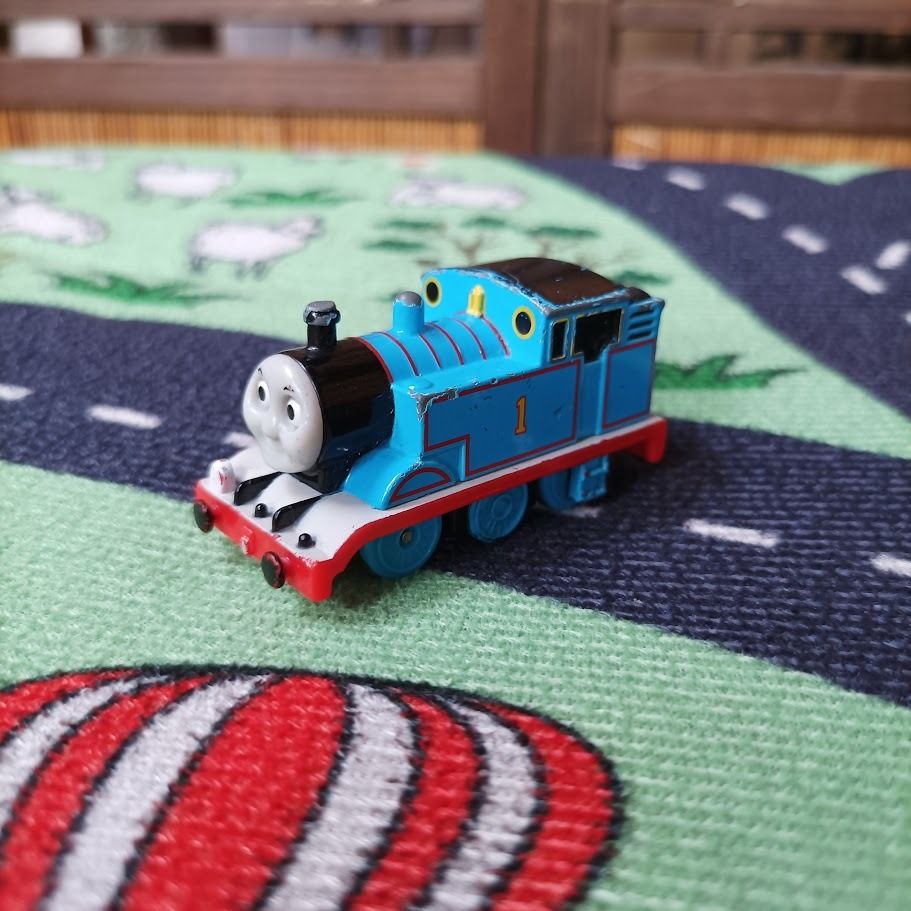 Tomica Thomas the Tank Engine Die-Cast Toy Model (Category: Vehicle & Diecast Models) located in Dasmarinas. Submitted by k3japanstoreph (Listing ID 1458910383, Image 1). Description: FOR SALE Preloved Tomica Thomas the Tank Engine Die-Cast Toy Model By Tomy 🇯🇵 Actual photos (WYSIWYG) ❌ No return, no exchange ₱250 — Mine now, pay now 💳 📍 Dasmariñas, Cavite 🚚 Ships nationwide 📦 Shipping fee shouldered by buyer 💳 GCash / Bank Transfer / Cred