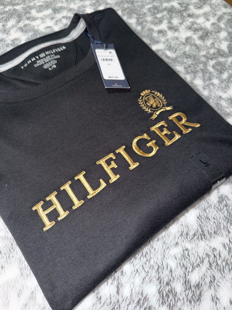 Tommy Hilfiger T shirt (Category: Tshirts & Polo Shirts ) located in Quezon City. Submitted by chanpongli (Listing ID 1459031167, Image 2). Description: For sale Brandnew with tag Size large & XL 💯legit from canada ₱ 1,700 Loc Antipolo.