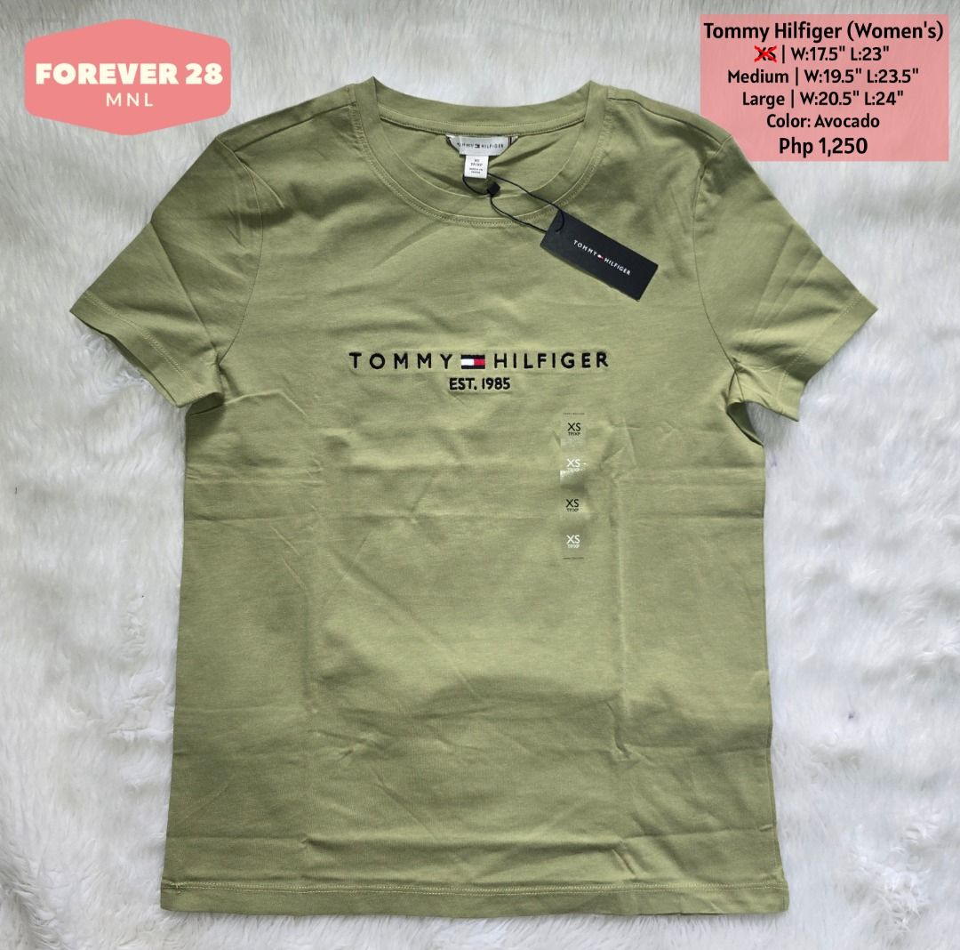 Tommy Hilfiger (Women's) (Category: Shirts) located in Manila. Submitted by forever28mnl (Listing ID 1458933483, Image 1). Description: Tommy Hilfiger (Women's) Sizes: Medium / Large Php 1,250 ($54.50 on tag) Original from Canada🇨🇦.