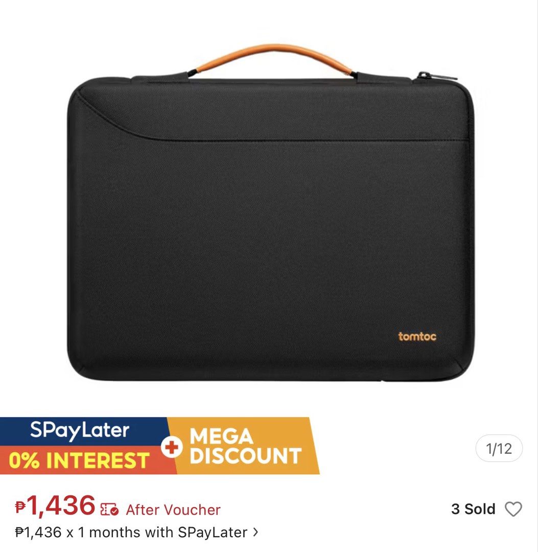 Tomtoc Defender A22 Laptop Briefcase 16 inch Universal (Category: Laptop Bags & Sleeves) located in Quezon City. Submitted by oddcloset (Listing ID 1458960496, Image 2). Description: RFS: Given as a gift No use for this since I already have one Brand New & Tags still attached Loc: Quezon City.