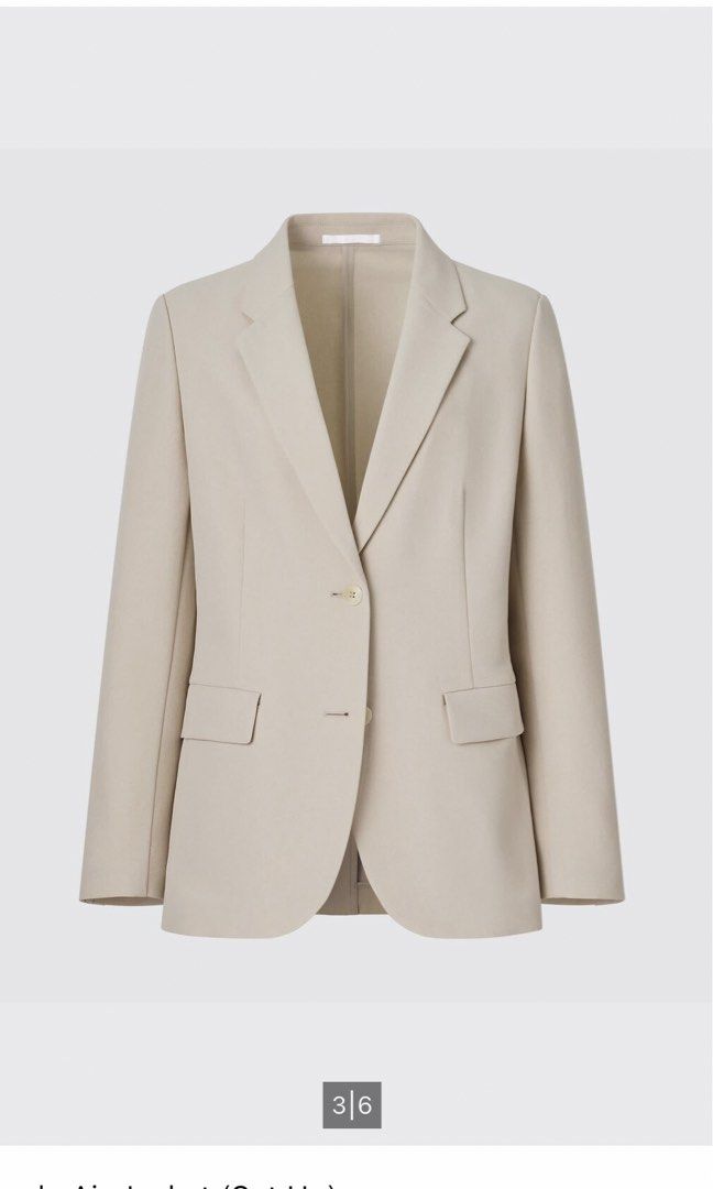 BNew Uniqlo Miracle Air Jacket Beige (Category: Coats, Jackets and Outerwear) located in Davao. Submitted by 44fdgr (Listing ID 1458905230, Image 1). Description: BNEW Listed as 2990 - Uniqlo Miracle Air Jacket - Color: Beige - Size: Small (S) - From the 'Set Up' collection - Extremely lightweight and comfortable - Versatile for work or casual outfits - Brand new, only tried on - Comes with original tag.