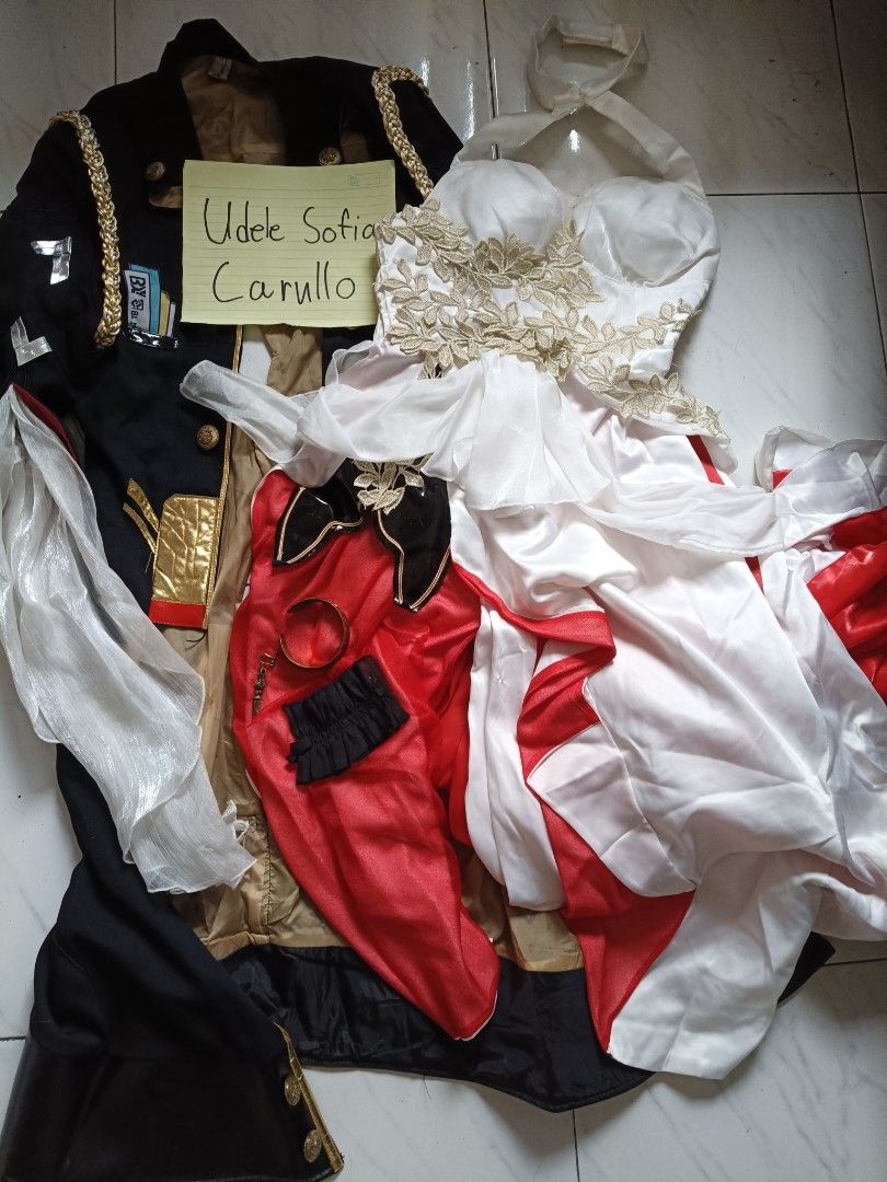 UWOWO Himeko cosplay and wig (Category: Dresses) located in Las Pinas. Submitted by cherrydarling21 (Listing ID 1458955207, Image 1). Description: Himeko default cos: -UWOWO brand -XXL on tag (fit for L-Xl frames) -‼️MINOR FLAWS AND MISSING ACCS CHECK PICS OR MESSAGE FOR MORE INFO‼️ Himeko wig: -Manmei brand -‼️NEEDS RESTYLING/FIXING‼️ I'm currently busy with college, so I don't have time to restyle it😭 ‼️PRICE: 2.5K ‼️ Loc: Las Pinas. (Can do m