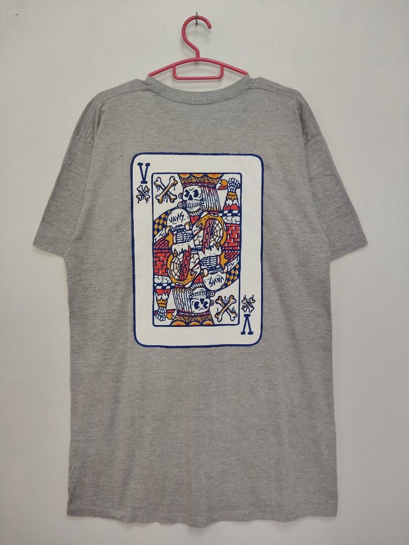 Vans King Card Shirt (Category: Tshirts & Polo Shirts ) located in Makati City. Submitted by mugen.archive (Listing ID 1459043195, Image 3). Description: Long Large No cracks on print No issues Just scroll my wall for my curated items. Follow also my page on Fb. Mugen Archive. Thank you.