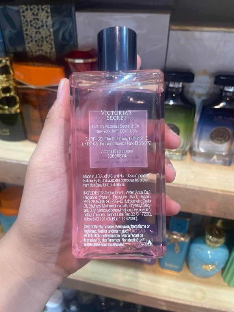 Victoria Secret Bombshell Mist (Category: Fragrance & Deodorants) located in Manila. Submitted by esnopeh (Listing ID 1459013918, Image 2). Description: Authentic from Dubai po Issue can be seen sa photos nastuck po sa sea cargo pero wala po issue sa scent niya. Can do meet up po sa SM Bicutan, Mall of Asia, Glorietta.