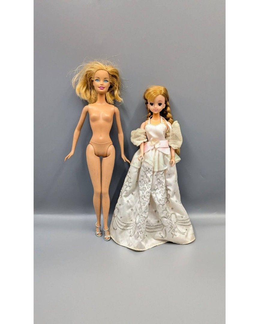 *VINTAGE DOLLS (Category: Kids Toys) located in La Trinidad. Submitted by chicrafa (Listing ID 1458948570, Image 1). Description: *VINTAGE DOLLS ̶P̶6̶0̶0̶ P550 both Mattel marking si Barbie, yung isa Takara marking.