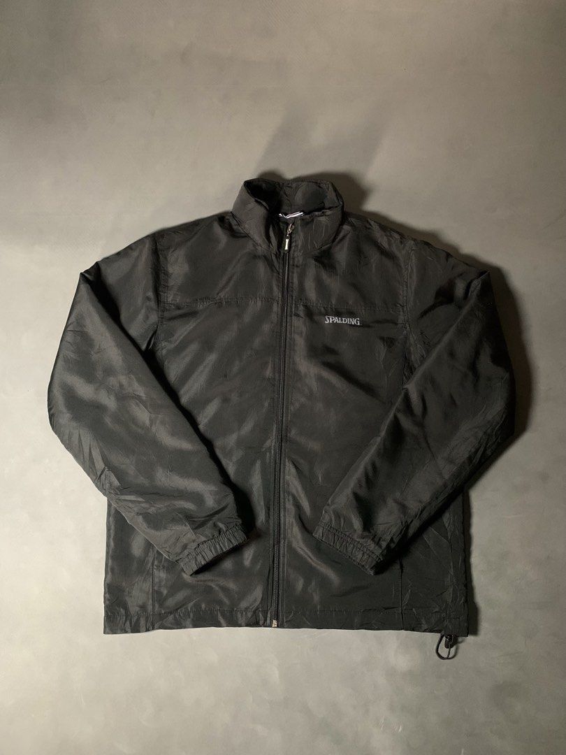 Vintage early 2000s Spalding Windbreaker Jacket (Category: Coats, Jackets and Outerwear) located in Manila. Submitted by thrift_ni_jepoy (Listing ID 1458936314, Image 1). Description: Size: L Dimes: 22x27 Condition: 10 Color rate: 10 Issue: none.