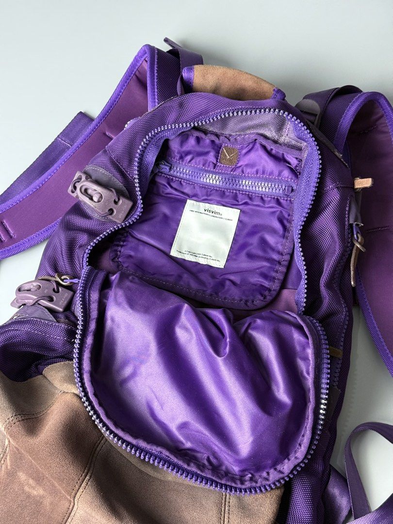 Visvim Ballistic Cordura 22L Backpack (Category: Backpacks) located in San Pablo. Submitted by zzz.archvs (Listing ID 1459028765, Image 2). Description: Still in Good condition Honest flaw are expired polyurethane coating and missing back plastic supporter. Overall still intact .