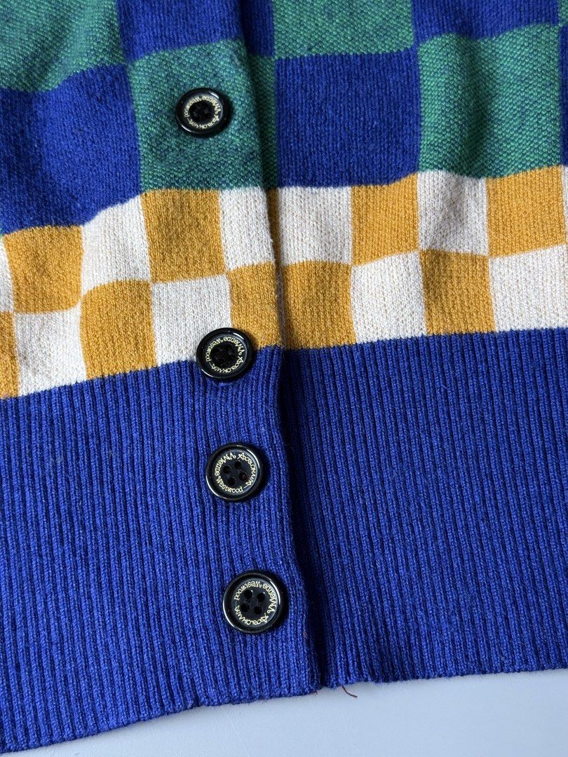 Vivienne Westwood Knitted Longsleeve (Category: Coats, Jackets and Outerwear) located in San Pablo. Submitted by zzz.archvs (Listing ID 1459084737, Image 3). Description: Still in excellent condition No flaw Buttons still intact Measurements on pictures .