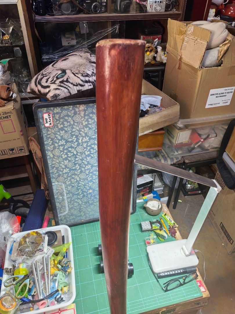 Wooden DIDGERIDOO (Category: Musical Instruments) located in Cebu City. Submitted by dudes_villanueva (Listing ID 1458917480, Image 2). Description: Wooden DIDGERIDOO 📌 Traditional wind instrument from Australian Aboriginal culture, made from a long, hollowed piece of dark reddish-brown wood. 📌 Kayo na mag practice nito. Na try ko di kaya ng langs ko. 📌 Pwede pang display. Malaki to. Length : 51 inches.