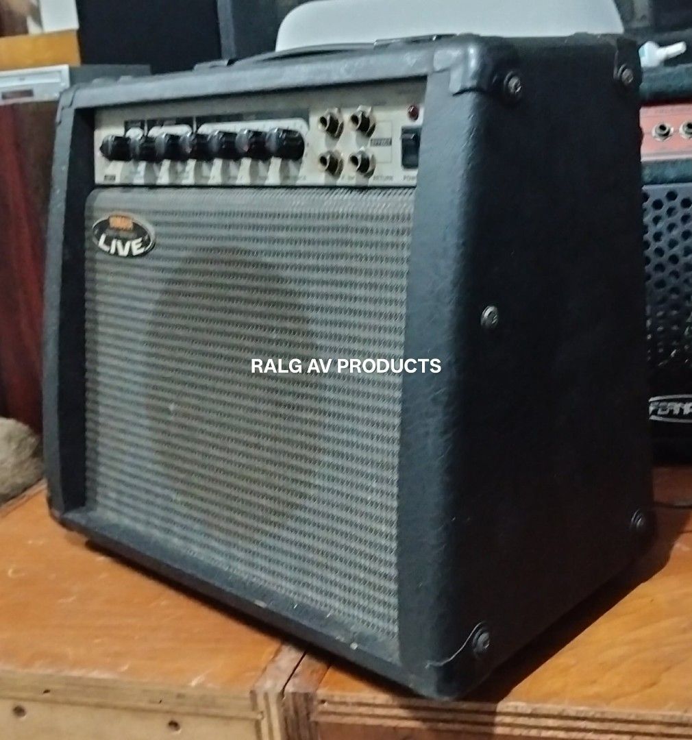 Yamaha LIVE AR-1500 Guitar Amplifier (Category: Musical Instruments) located in Bulacan. Submitted by ronald277077025 (Listing ID 1458894870, Image 3). Description: YAMAHA SOLID STATE ELECTRIC GUITAR COMBO AMPLIFIER AR-1500 LIVE 15-30 WATTS POWER OUTPUT 8" SPEAKER WOOFER POTS/KNOB: CLEAN VOLUME -PULL SWITCH FOR OVERDRIVE GAIN AND MASTER VOLUME BASS, TREBLE, MID AND PRESCENCE CONTROL 110 VOLTS DIMENSIONS: W39 x H33 x D20 CM Location: Sta Maria Bul