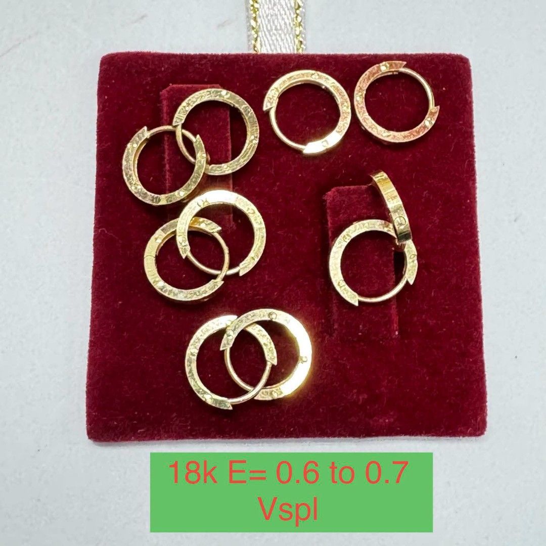 18k Saudi gold loop Earrings (Category: Earrings) located in Manila. Submitted by bhelgoldseller2ndaccount (Listing ID 1460808824, Image 3). Description: New!!✨New!!✨New!! Authentic 18k Saudi Golds 💯pawnable/naisasanla 💯with high appraisal rate 💯good investment 💯Direct supplier price 👉OPEN for resellers 🌺please take time to evaluate their actual sizes and grams 👉Best panggift for all occasions ✅ Sold per grams not per piece Kya lowest pric