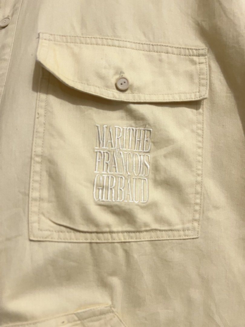 1990s Marithe Francois Girbaud Multipocket Outerwear (Authentic) (Category: Coats, Jackets and Outerwear) located in Iligan City. Submitted by wenologgyy (Listing ID 1460879862, Image 3). Description: 1990s Marithe Francois Girbaud Multipocket Outerwear (Authentic) •(Very Good Condition) •(Issue: ) • (Size 105 on tag) (Best fit XL) 💰₱ 448.