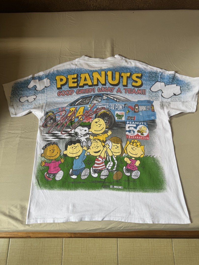 2000 Jeff Gordon x Peanuts Nascar AOP (Category: Tshirts & Polo Shirts ) located in Dumaguete. Submitted by neeks.vtg (Listing ID 1460743454, Image 2). Description: .