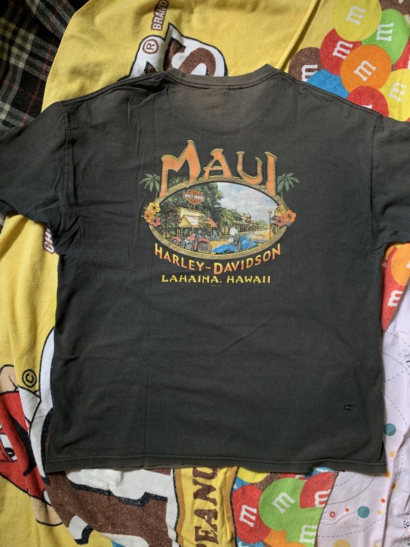 2007 Harley-Davidson tee (Category: Tshirts & Polo Shirts ) located in Cagayan de Oro. Submitted by premium_thrifts (Listing ID 1460731899, Image 1). Description: Black colorway. Used condition. Issue: heavy fades, crackprint, and holes - MEASUREMENTS: L39.5" x W25" 24.5" (shoulder to shoulder) 8.5" (sleeve length) Fits 2XL Add shipping fee (via JRS or J&T).