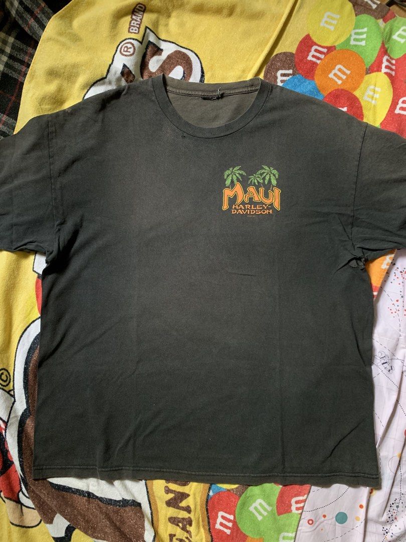 2007 Harley-Davidson tee (Category: Tshirts & Polo Shirts ) located in Cagayan de Oro. Submitted by premium_thrifts (Listing ID 1460731899, Image 3). Description: Black colorway. Used condition. Issue: heavy fades, crackprint, and holes - MEASUREMENTS: L39.5" x W25" 24.5" (shoulder to shoulder) 8.5" (sleeve length) Fits 2XL Add shipping fee (via JRS or J&T).