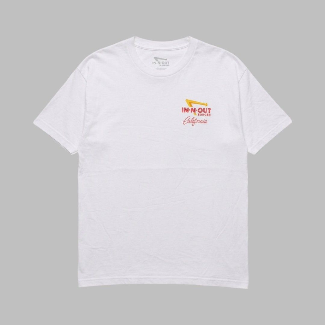 2012 IN-N-OUT (Category: Tshirts & Polo Shirts ) located in Dagupan City. Submitted by old_soul_finds.ph (Listing ID 1460886981, Image 2). Description: Dimensions : L33 x W26.5 Color Rate : 9.5 / 10 Issues : Need wash Excellent condition Mine for only ₱500 📍Loc : Pangasinan MOP : Gcash MOD : J&T express / Ava pasabay if around Pangasinan.