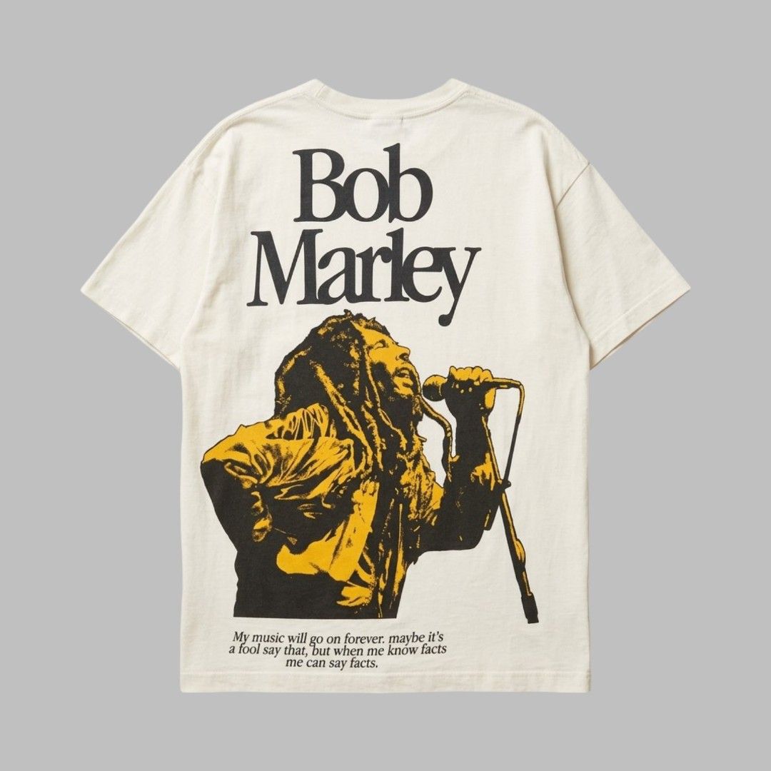 2024 Bob marley by Zion (Category: Tshirts & Polo Shirts ) located in Dagupan City. Submitted by old_soul_finds.ph (Listing ID 1460900560, Image 1). Description: Dimensions : L27 x W26 Color Rate : 9.5 / 10 Issues : ❌ Excellent condition Mine for only ₱400 📍Loc : Pangasinan MOP : Gcash MOD : J&T express / Ava pasabay if around Pangasinan.