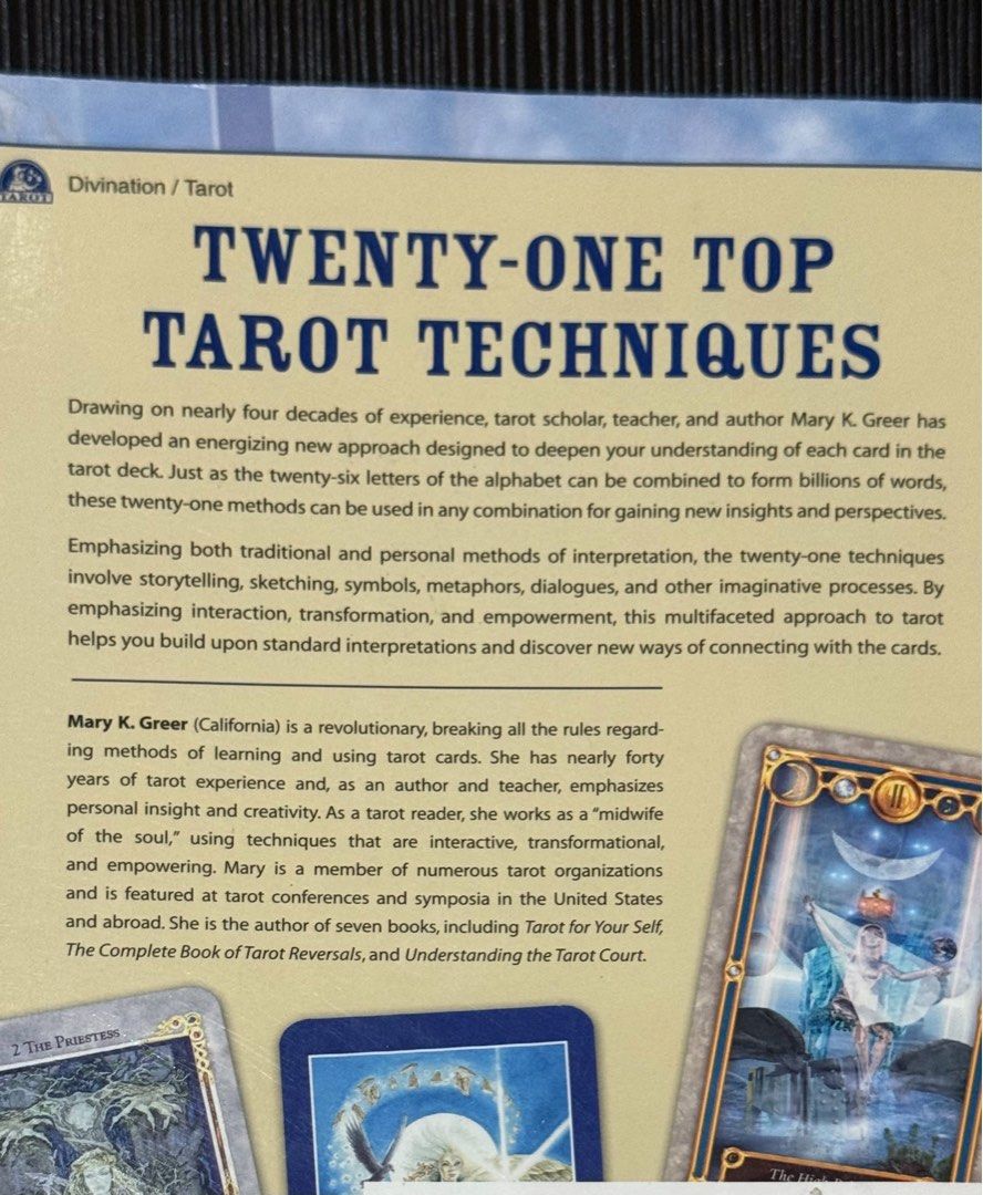 21 WAYS TO READ A TAROT CARD (Category: Religion Books) located in Calapan. Submitted by shop_storeal (Listing ID 1460774239, Image 2). Description: 21 WAYS TO READ A TAROT CARD 📚 Genre: Divination / Tarot / Spirituality / Self-Help • Condition: Pre-loved / Acceptable condition. - Complete pages with clean, readable text throughout (no missing or torn pages). - IMPORTANT NOTE: Has a noticeable water stain at the bottom corner/margin of the early