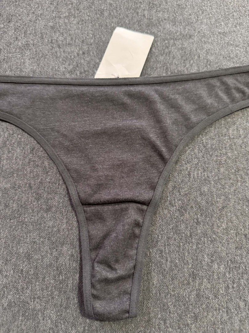 2 primark gray thong S (Category: Undergarments & Loungewear) located in San Jose. Submitted by 99ners (Listing ID 1460756578, Image 3). Description: cotton material.